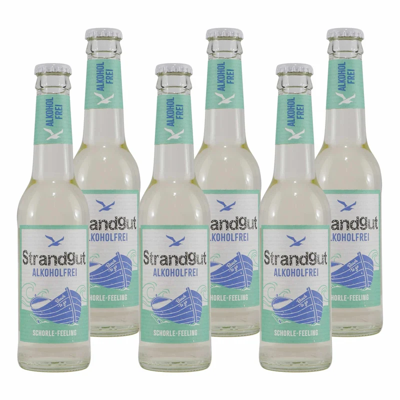 Strandgut Weinschorle -alkoholfrei- (12 x 0,275L)