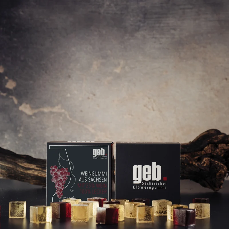 Weingummi mit 25% Wein – Rote & Weiße Traube - 200g - Weingeschenk