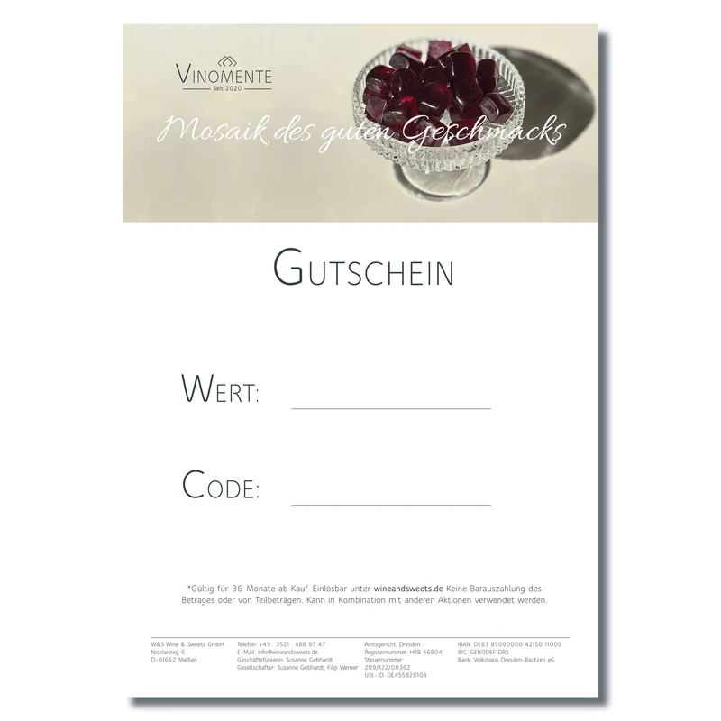 Vinomente Gutschein