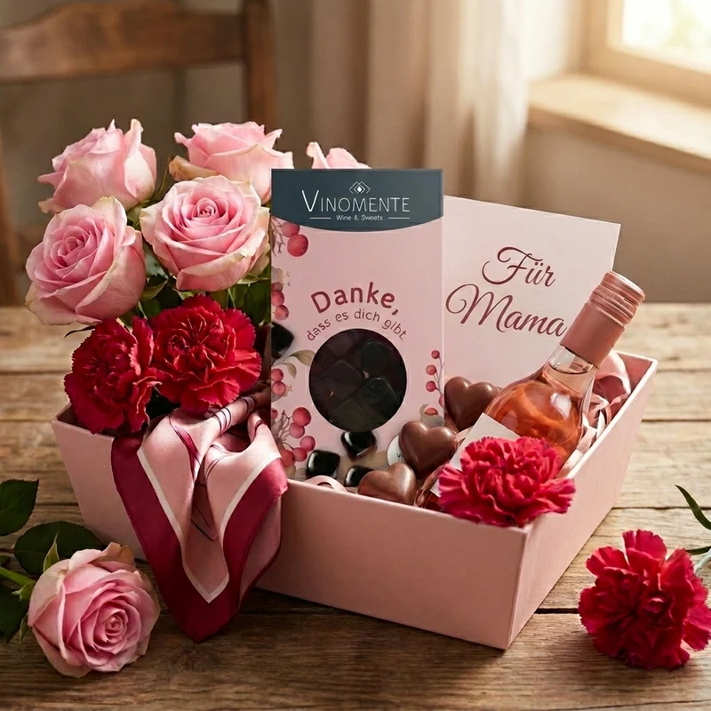 Danke - Rotwein - Glückwunsch-Mini - 60g - Weingeschenk, Gastgeschenk, Mitbringsel