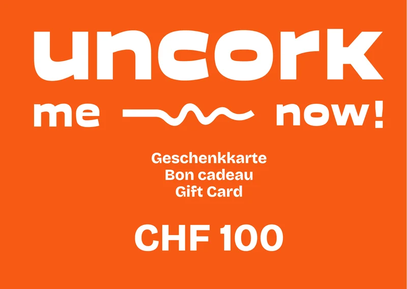 uncorkme-now! Geschenkkarte CHF 100