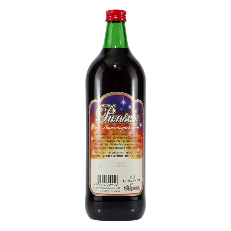 St. Lorenz Punsch mit Amarettogeschmack (6 x 1,0L)