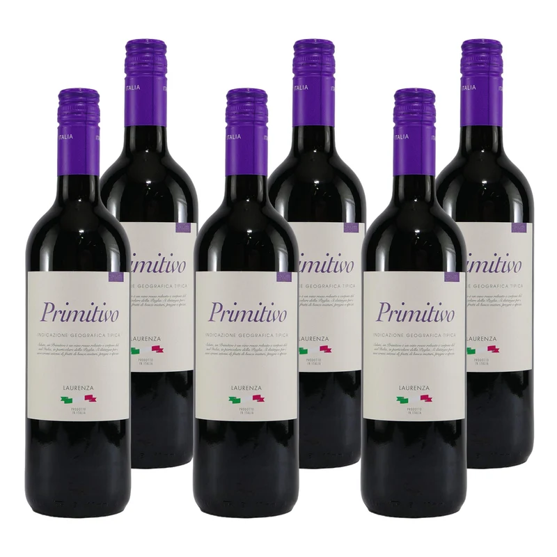 Laurenza Primitivo IGT -halbtrocken- (6 x 0,75L)