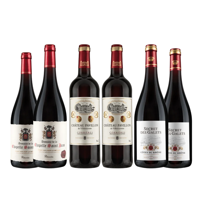 Schnäppchen Frankreich-Weinpaket