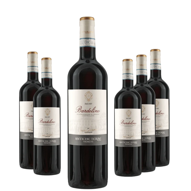 6x Bardolino weicher Rotwein-Genuss rot