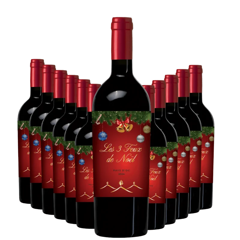 Weihnachts-Highlight - 12x 3 Feux de Noel