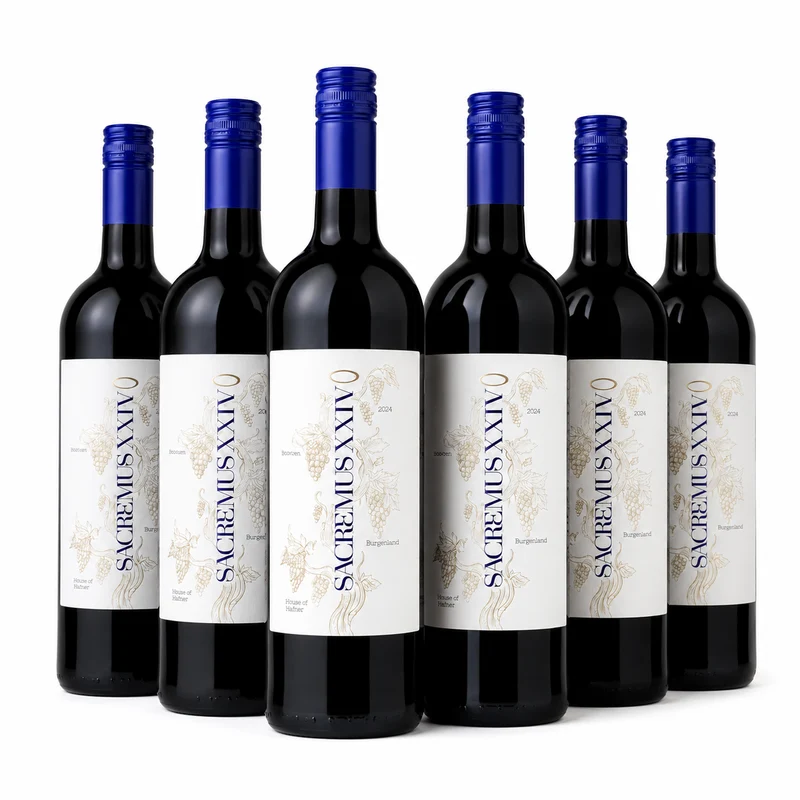 6er-Paket Julius Hafner SACREMUS – Burgenland Rotwein Cuvée