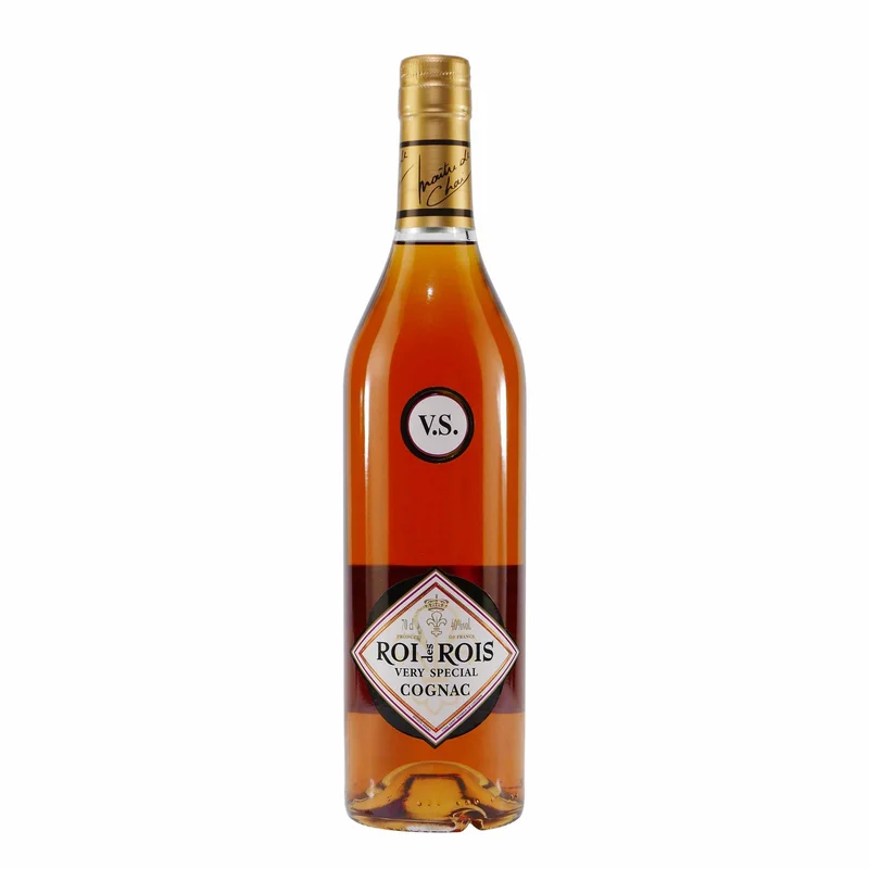 Roi des Rois Cognac V.S. mit Geschenk-Holzkiste