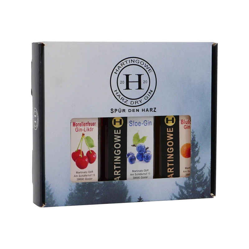Hartingowe Gin-Likör Probierpaket (3 x 0,02L)