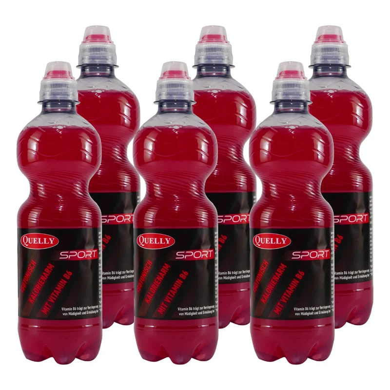 Quelly Sportgetränk Kirsche (6 x 0,5L) EINWEG
