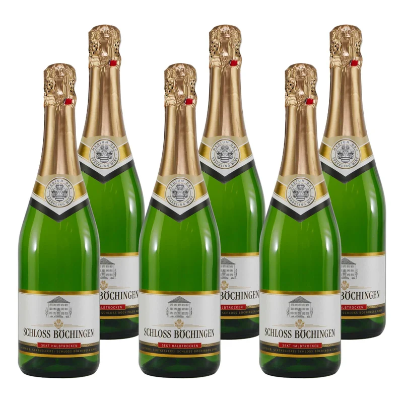 Schloss Böchingen Sekt -halbtrocken- (6 x 0,75L)