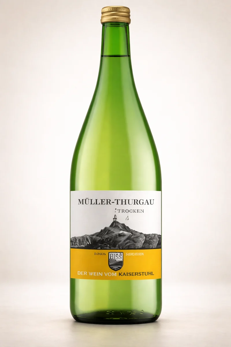 Eichstetter Müller Thurgau Qualitätswein trocken 1 Liter