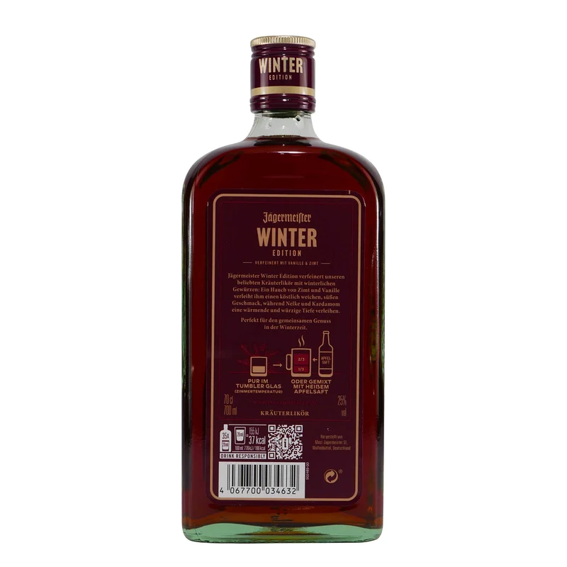 Jägermeister Winter Edition Vanille & Zimt Likör