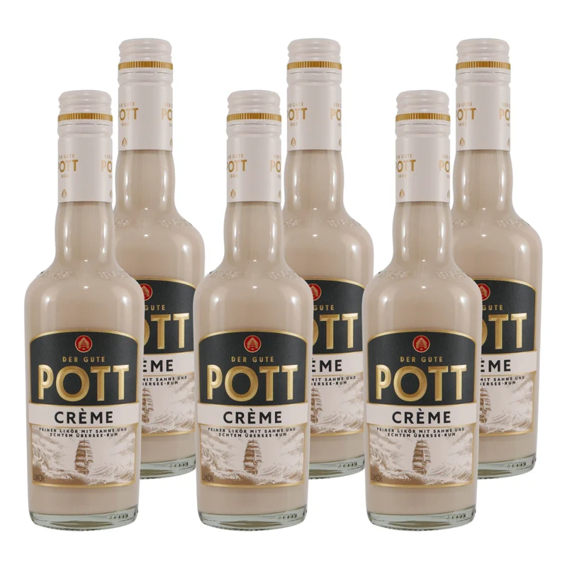Pott Créme Likör (6 x 0,35L)