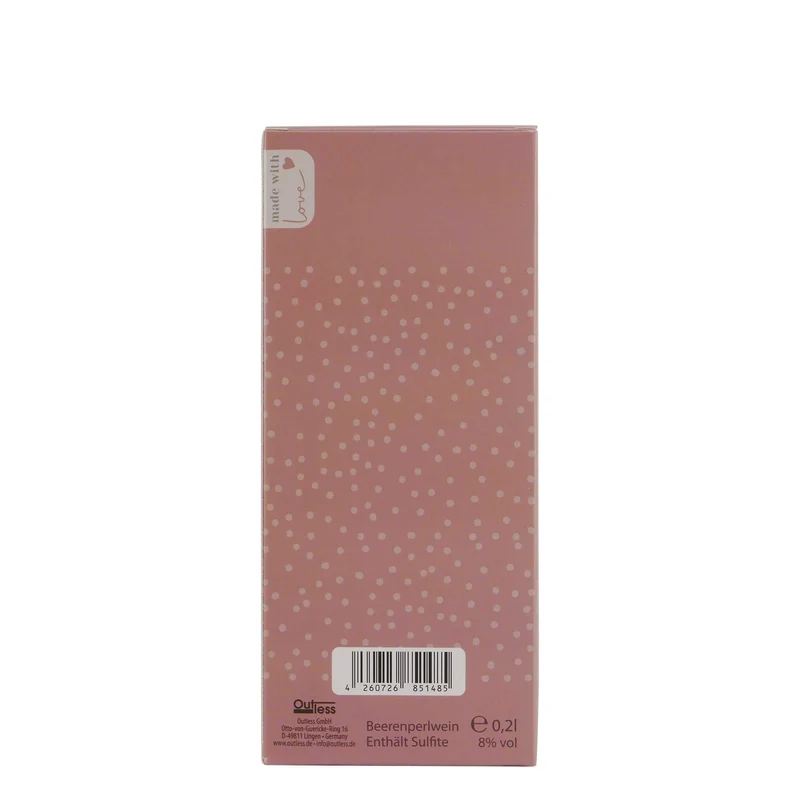 Geschenkverpackung Perlwein "Alles Liebe"
