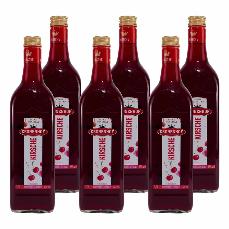 Kronenhof Kirsch Likör (6 x 0,7L)