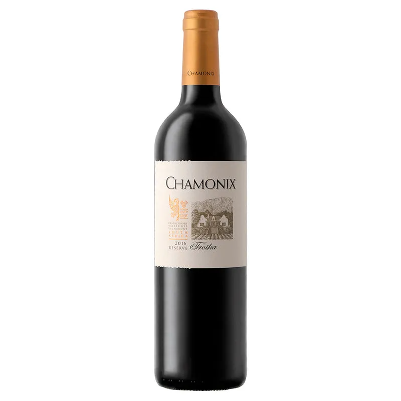 CAPE CHAMONIX "TROIKA" Cabernet/Merlot/Petit Verdot 2016 (750ml)