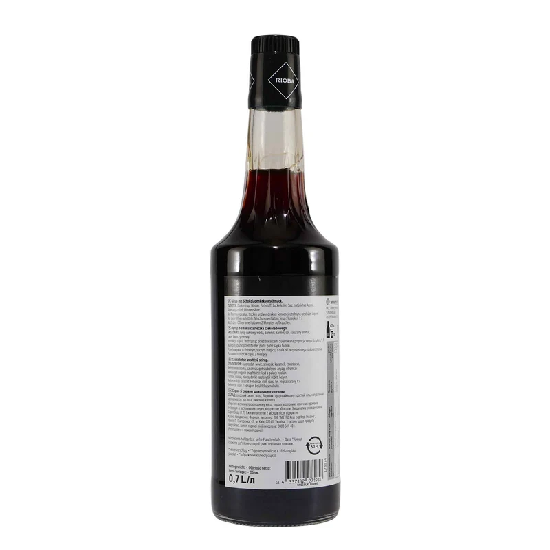 Rioba Chocolate Cookie Syrup (6 x 0,7L)