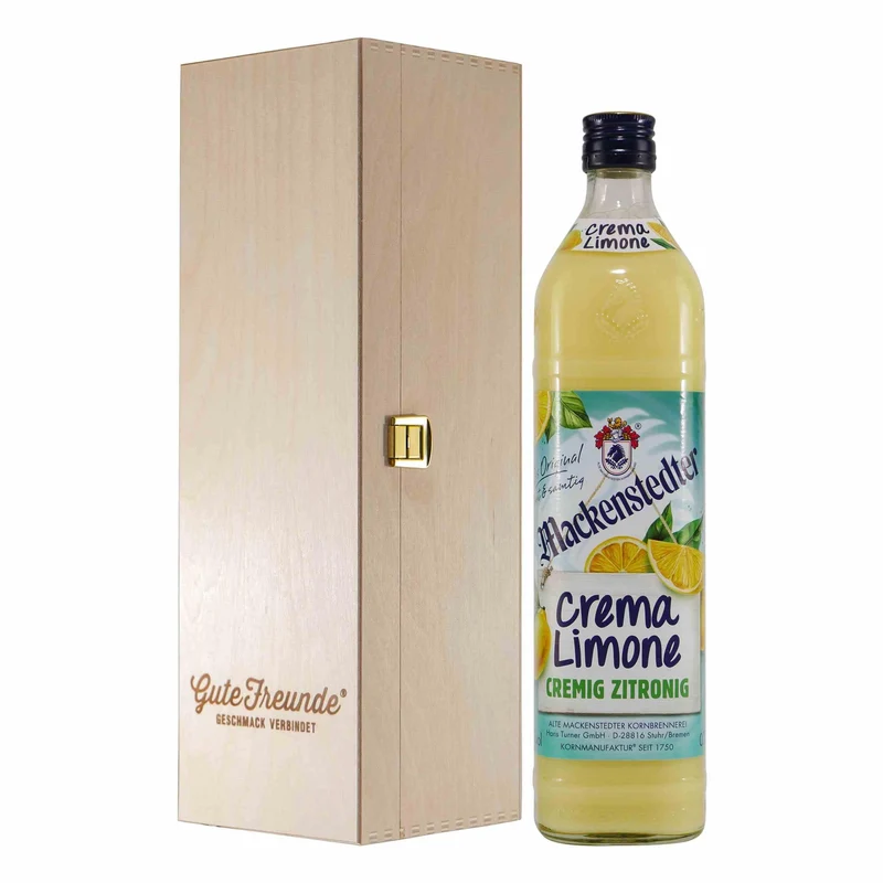Mackenstedter Crema Limone mit Geschenk-Holzkiste