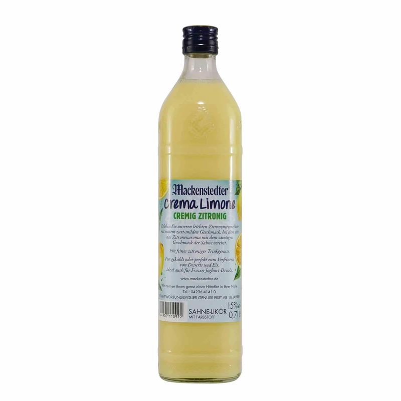 Mackenstedter Crema Limone mit 6x Shotgläsern