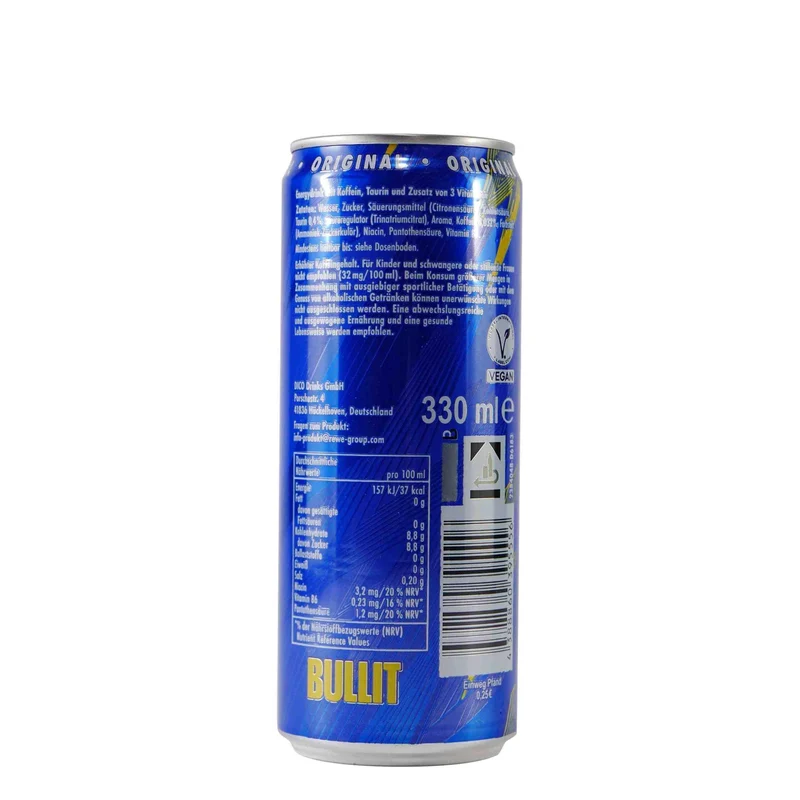 Bullit Original Energy Drink (24 x 0,33L) EINWEG