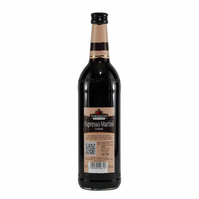 Nordbrand Espresso Martini Cocktail Likör