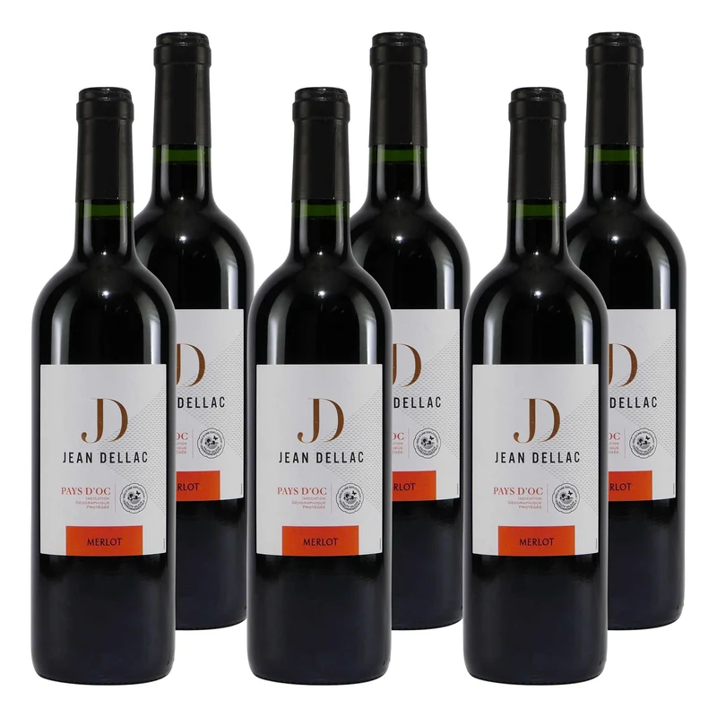 Jean Dellac Merlot IGP -trocken- (6 x 0,75L)