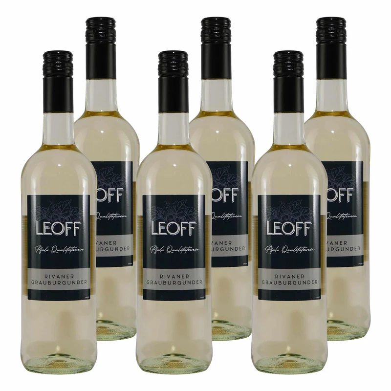 Leoff Rivaner Grauburgunder QbA -trocken- (6 x 0,75L)