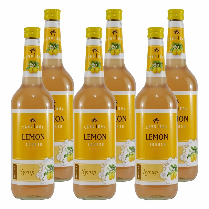 Cabo Bay Lemon Squash Syrup (6 x 0,7L)
