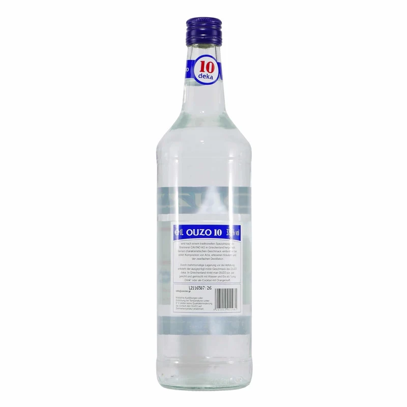Ouzo Deka 10 - Original Greek Aperitif 1,0L
