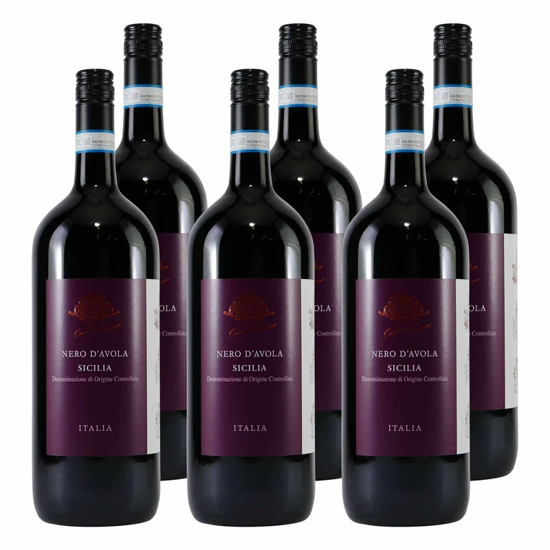 Casalina di Siziano Nero d´Avola DOC -trocken- (6 x 1,5L)