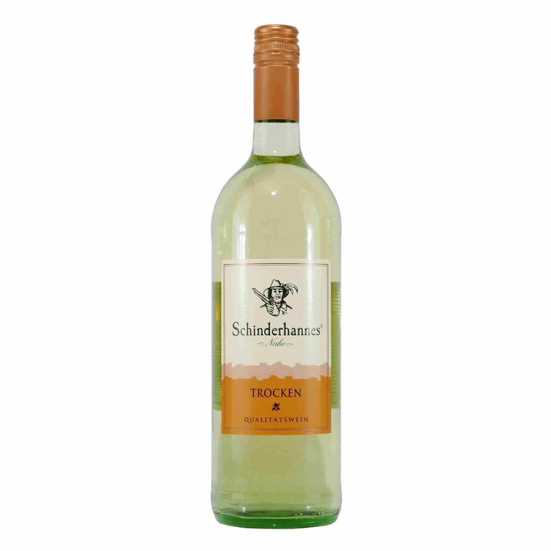 Schinderhannes Weißwein QbA -trocken- (6 x 1,0L)