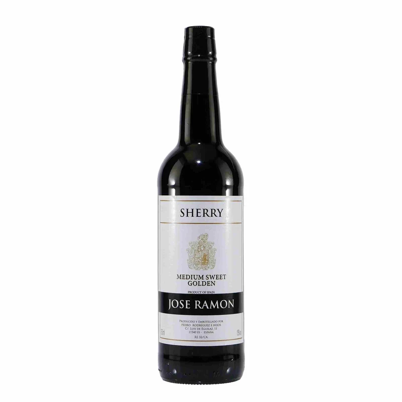 Jose Ramon Sherry -Medium Sweet- mit Geschenk-Holzkiste
