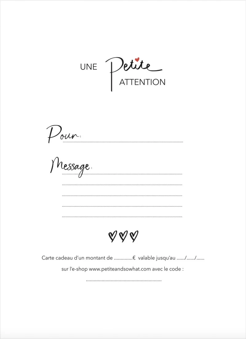 Carte cadeau