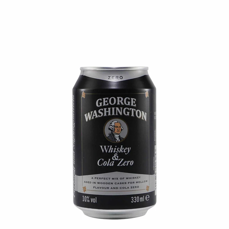 George Washington Whiskey & Cola -Zero- (12 x 0,33L) EINWEG