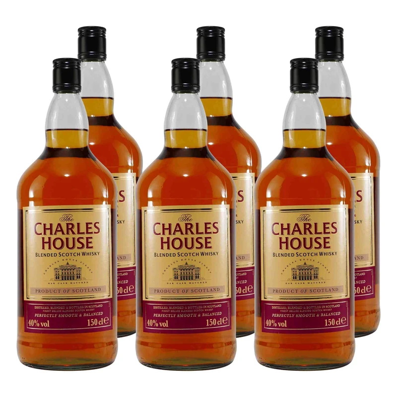Charles House Blended Scotch Whisky (6 x 1,5L)