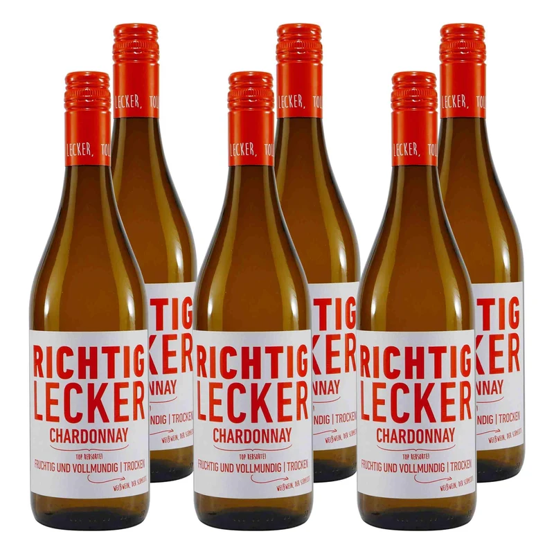 Richtig Lecker Chardonnay -trocken- (6 x 0,75L)