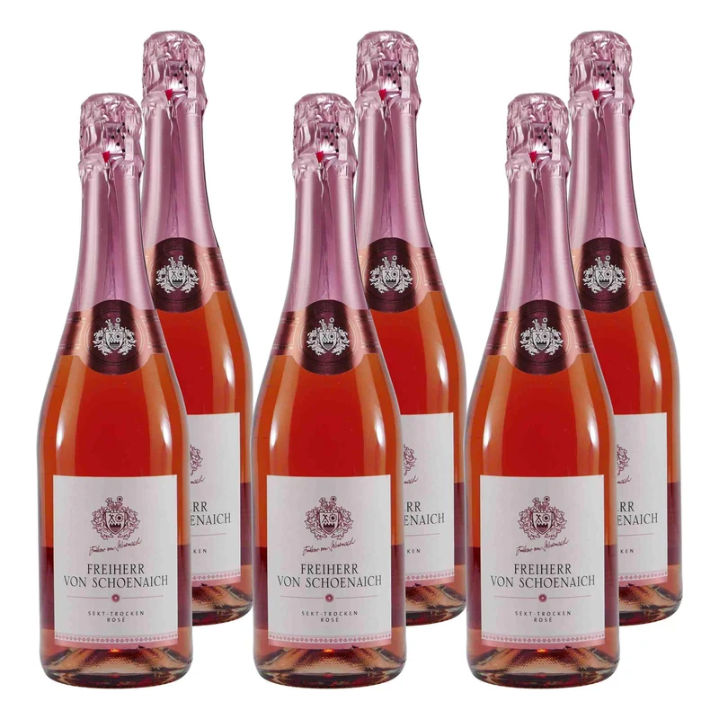 Freiherr von Schoenaich Sekt Rosé -trocken- (6 x 0,75L)