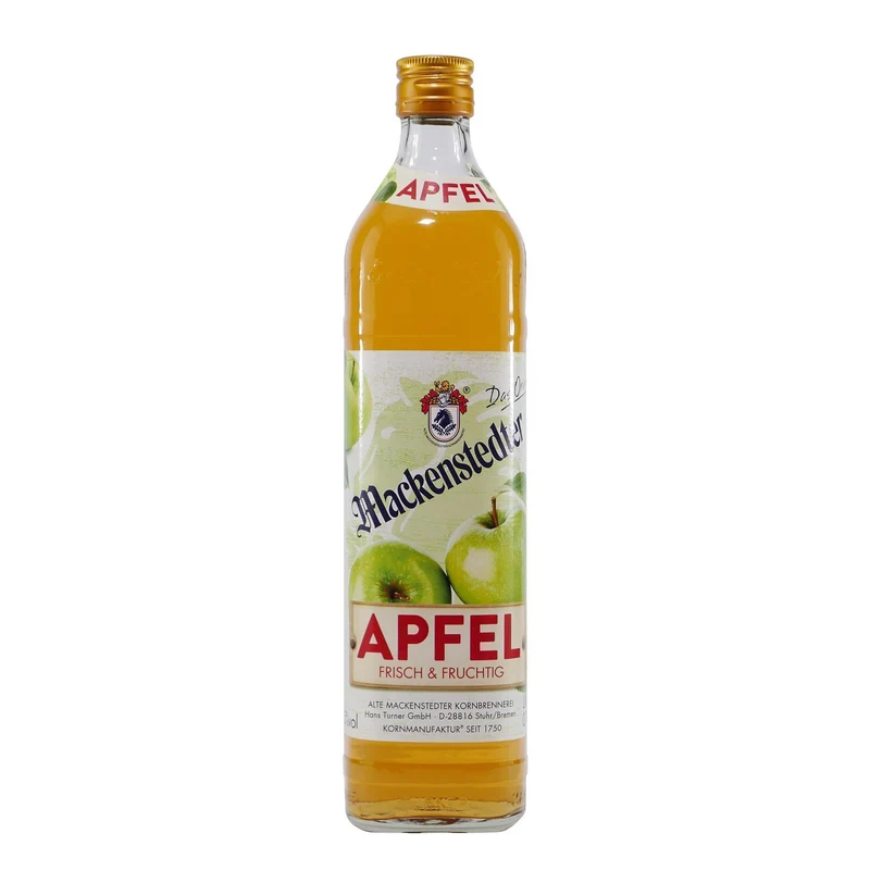 Mackenstedter Apfel Likör mit 6x Shotgläser
