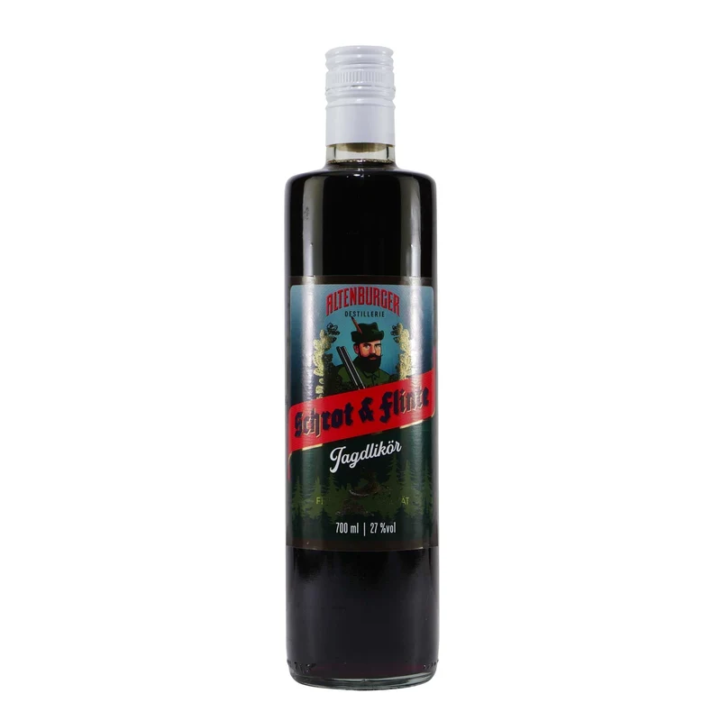 Altenburger Schrot & Flinte Jagdlikör mit Geschenk-Holzkiste