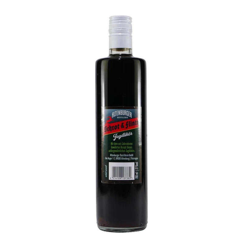 Altenburger Schrot & Flinte Jagdlikör mit Geschenk-Holzkiste