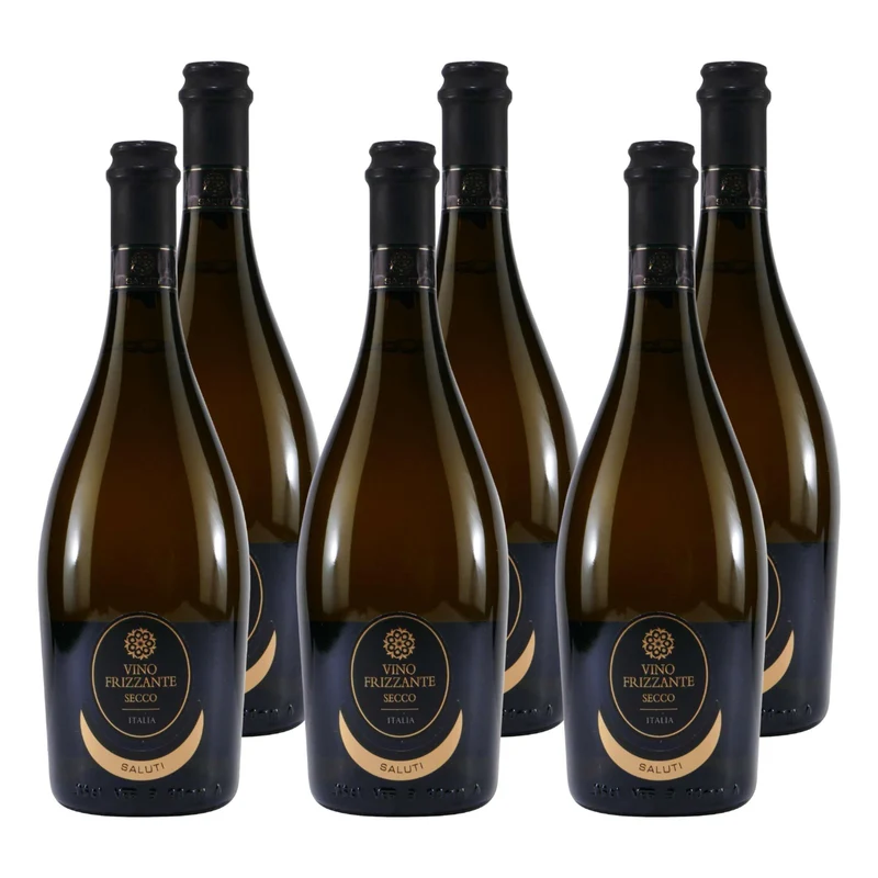 Saluti Vino Frizzante Bianco Secco (6 x 0,75L)