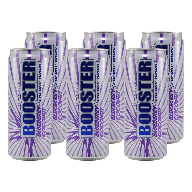 Booster Energy Drink Blueberry-Coconut (24 x 0,33L) EINWEG