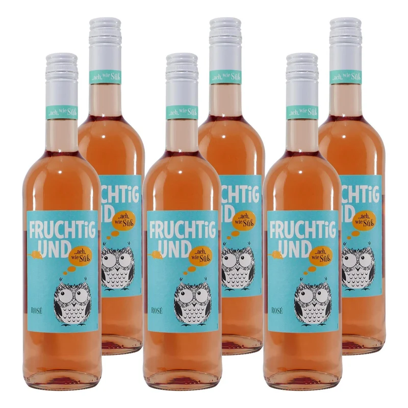 Fruchtig und ... ach wie Süß Roséwein -lieblich- (6 x 0,75L)