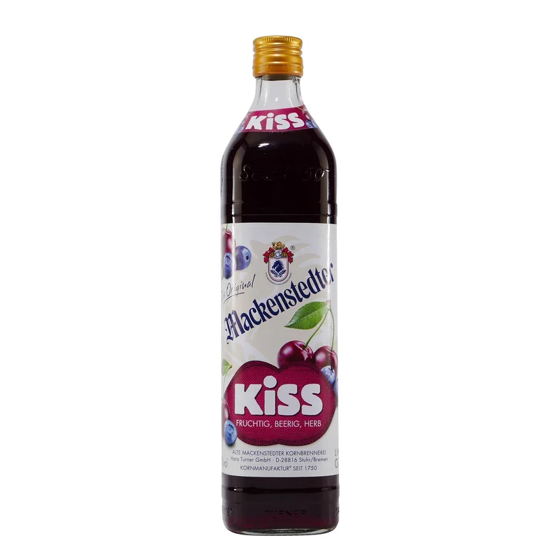 Mackenstedter Kiss Likör mit Geschenk-Holzkiste