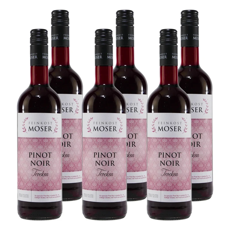 Feinkost Moser Pinot Noir -trocken- (6 x 0,75L)
