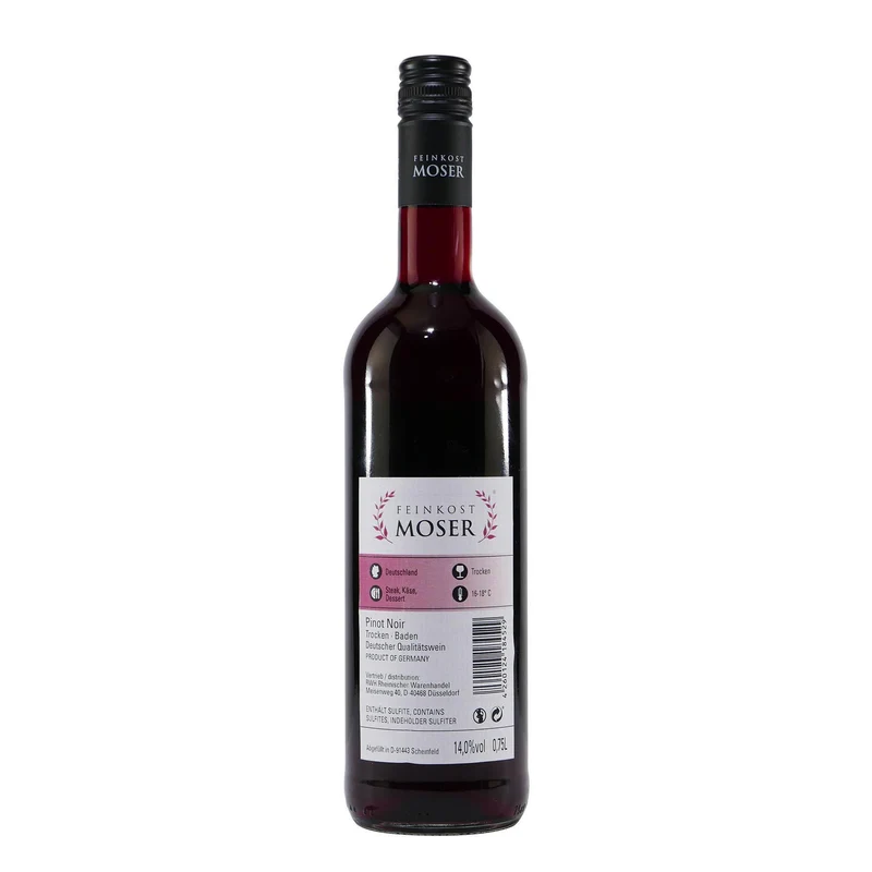 Feinkost Moser Pinot Noir -trocken- (6 x 0,75L)