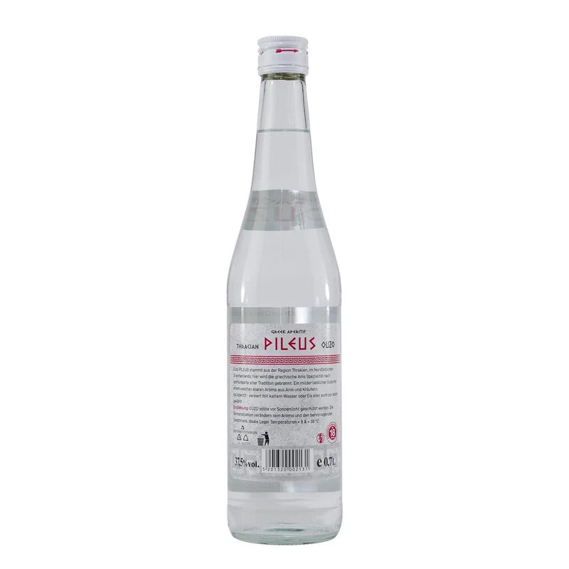 Pileus Thrakian Ouzo mit Geschenk-Holzkiste