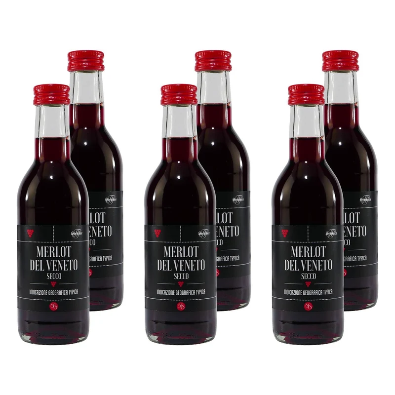 Stettner Merlot del Veneto Secco IGT -trocken- (12 x 0,25L)