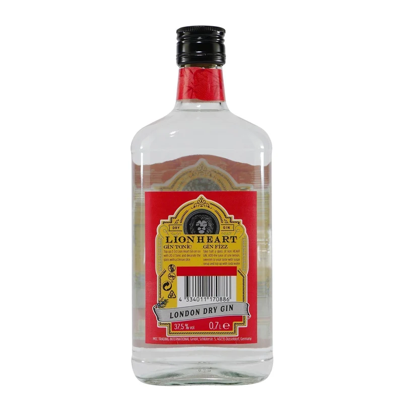 Lion Heart London Dry Gin (6 x 0,7L)
